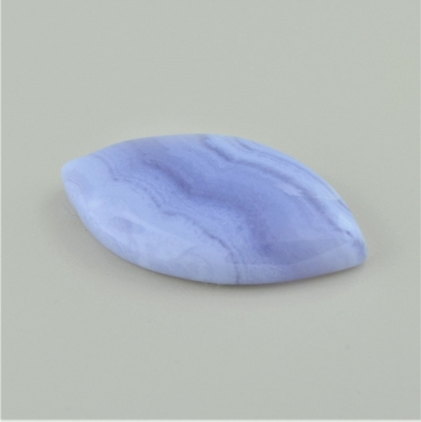 Chalcedony cabochon marquise light blue 35.91 ct