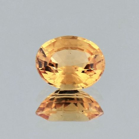 Hessonit Garnet oval yellow orange 3.59 ct