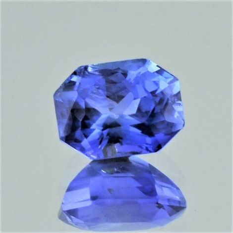 Saphir, Achteck facettiert (5,32 ct.) aus Sri Lanka (Ratnapura)