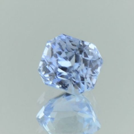 Sapphire octagon light blue untreated 3.23 ct