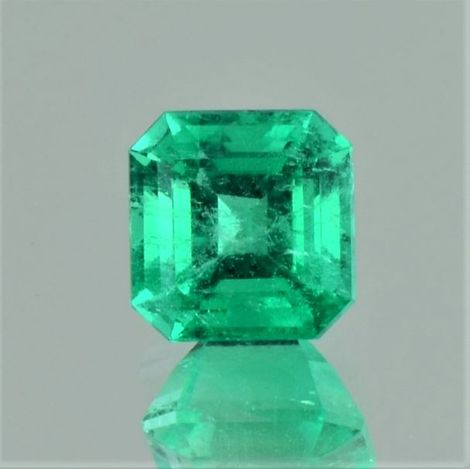 Smaragd octagon grün 2,97 ct