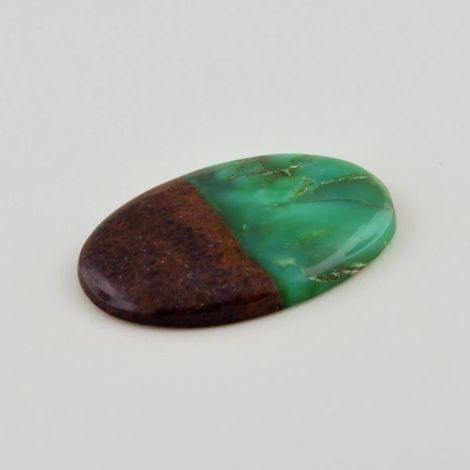 Chrysoprase + Muttergestein cabochon oval 36.55 ct Chrysoprase + Muttergestein cabochon oval 36.55 ct
