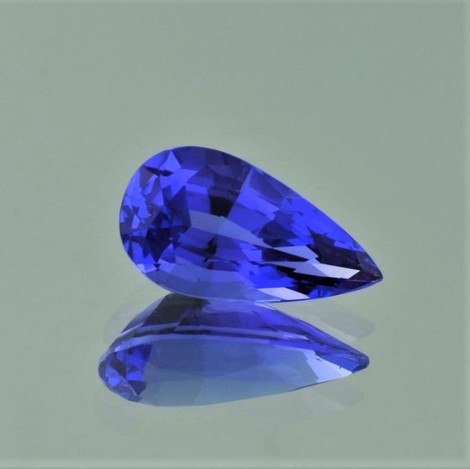 Tansanit Tropfen intensivblau 3,86 ct Tansanit Tropfen intensivblau 3,86 ct