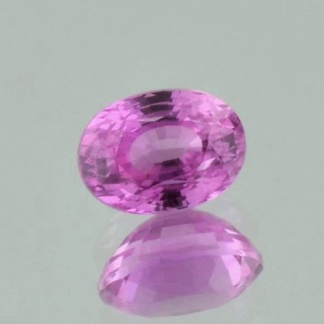 Saphir oval pink ungebrannt 3,73 ct