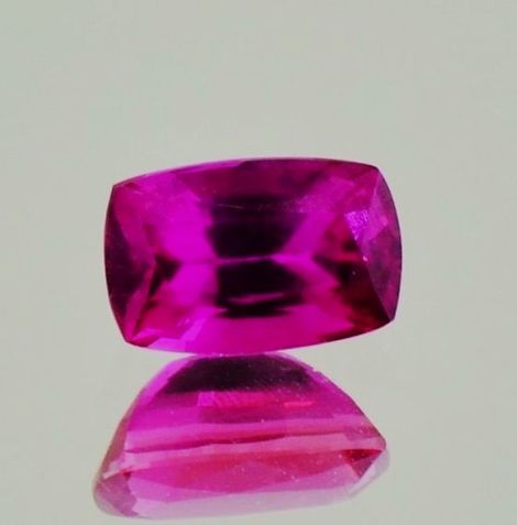 Ruby cushion pink-red unheated 1.55 ct
