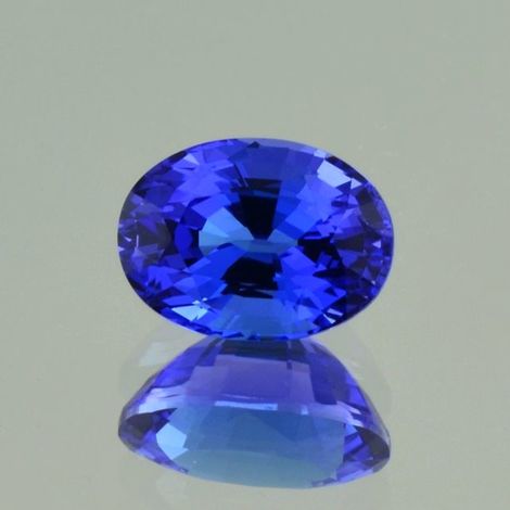 Tanzanite oval intense blue 4.50 ct