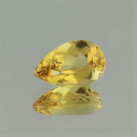 Golden Beryl pear yellow 4.74 ct