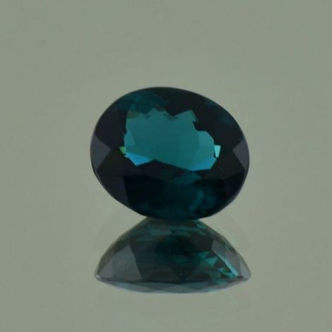 Indigolith Turmalin oval grünlich dunkelblau 3,67 ct Indigolith Turmalin oval grünlich dunkelblau 3,67 ct