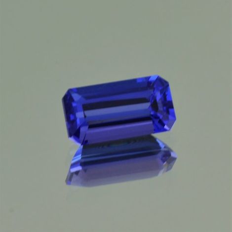 Tansanit, Achteck facettiert (3,40 ct.) aus Tansania (Merelani Hills) Tansanit, Achteck facettiert (3,40 ct.) aus Tansania (Merelani Hills)