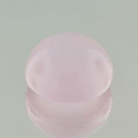 Rosenquarz Cabochon rund rosa 57,06 ct