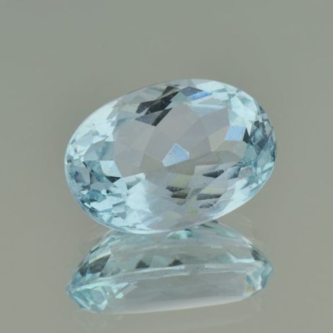 Aquamarin, Oval facettiert (15,99 ct.) aus Brasilien Aquamarin, Oval facettiert (15,99 ct.) aus Brasilien
