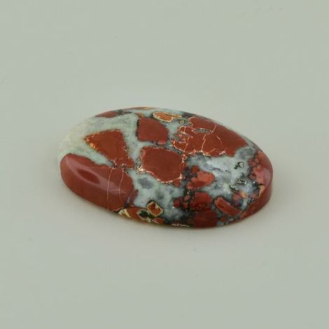 Jaspis, Oval Cabochon (58,67 ct.) aus Asien Jaspis, Oval Cabochon (58,67 ct.) aus Asien