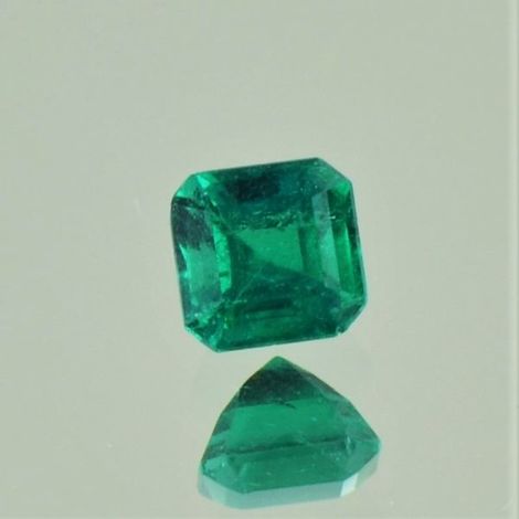 Smaragd octagon grün 0,52 ct
