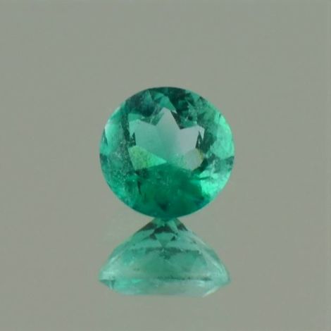 Smaragd rund grün 1,15 ct. Smaragd rund grün 1,15 ct.