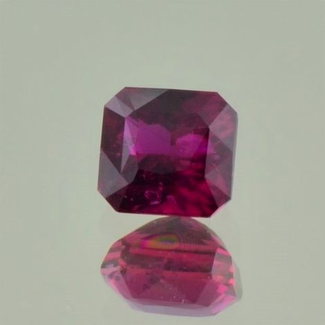 Ruby octagon red unheated 1.59 ct