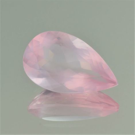 Rosenquarz Tropfen facettiert rosa 33,92 ct Rosenquarz Tropfen facettiert rosa 33,92 ct