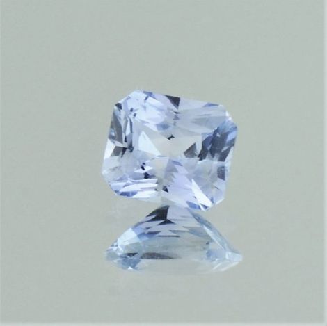 Sapphire octagon-princess light blue untreated 1.70 ct.