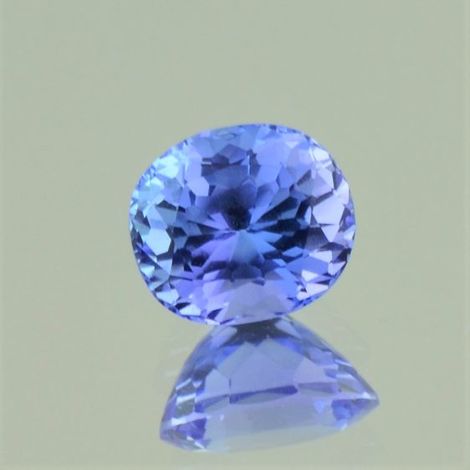 Tansanit, Oval facettiert (3,29 ct.) aus Tansania (Merelani Hills) Tansanit, Oval facettiert (3,29 ct.) aus Tansania (Merelani Hills)
