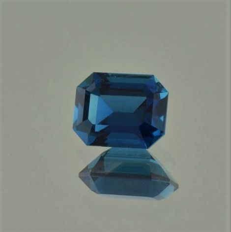 Indicolite Tourmaline octagon blue 1.80 ct.