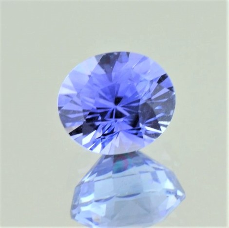 Sapphire oval medium blue unheated 3.06 ct