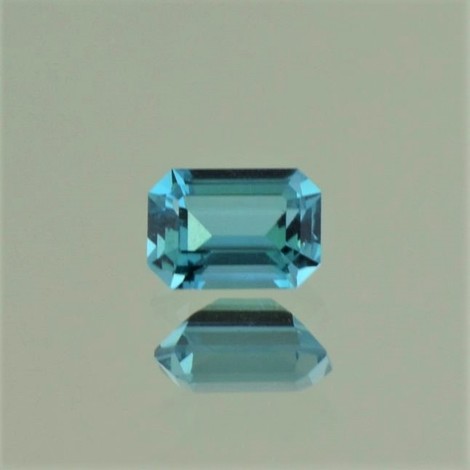 Indigolith, Achteck facettiert (0,84 ct.) aus Namibia (Neuschwaben Mine)