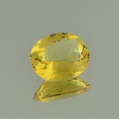 Goldberyll oval goldgelb 6,92 ct
