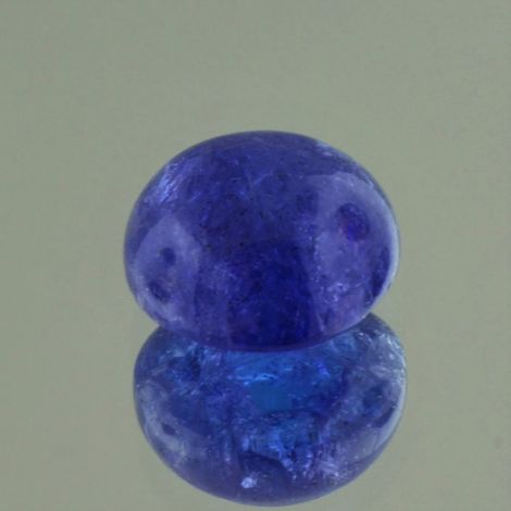 Tansanit Cabochon rund blau 13,29 ct