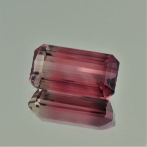 Turmalin octagon rosarot+bräunlich 11,03 ct Turmalin octagon rosarot+bräunlich 11,03 ct