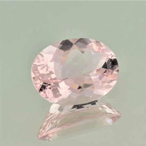 Morganite Beryll oval pink 10.16 ct.