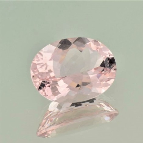 Morganit, Oval facettiert (10,16 ct.) aus Brasilien (Minas Gerais)