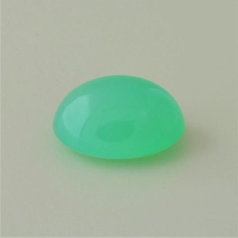 Chrysopras, Oval Cabochon (10,69 ct.) aus Australien (Queensland) Chrysopras, Oval Cabochon (10,69 ct.) aus Australien (Queensland)