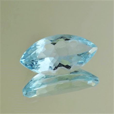 Aquamarin Navette hellblau unbehandelt 19,86 ct Aquamarin Navette hellblau unbehandelt 19,86 ct