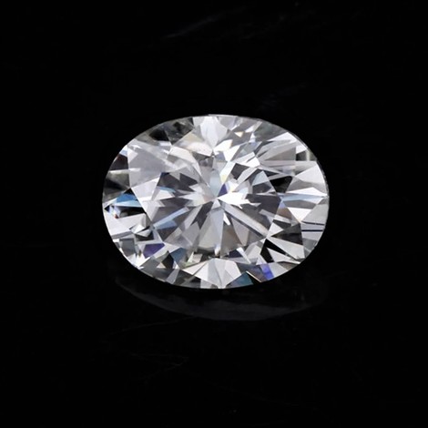 Diamant oval-brillantiert weiss lupenrein 0,52 ct