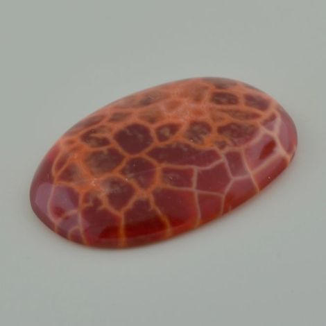 Quarz Cabochon Freiform behandelt rotorange 68,33 ct