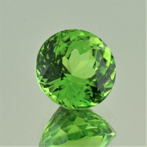 Peridot rund grün 7,14 ct