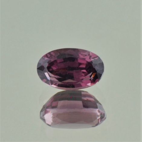 Spinel oval purple red untreated 2.66 ct