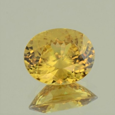 Zirkon oval gelb 10,60 ct. Zirkon oval gelb 10,60 ct.
