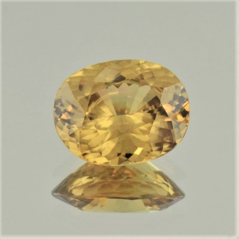 Zirkon oval gelb 10,01 ct Zirkon oval gelb 10,01 ct