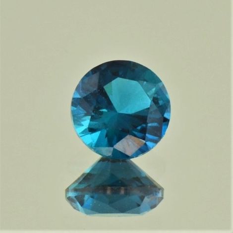 Indicolite Tourmaline round blue 1.76 ct