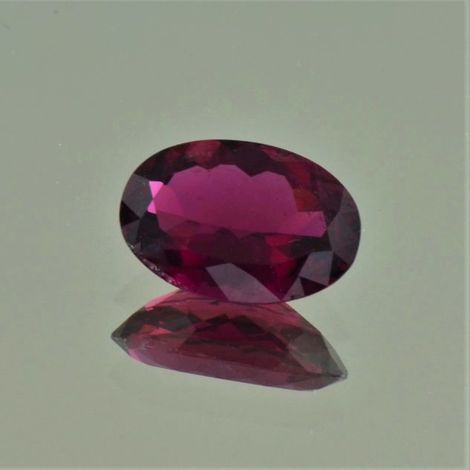 Rubellite Tourmaline oval purple red 3.82 ct