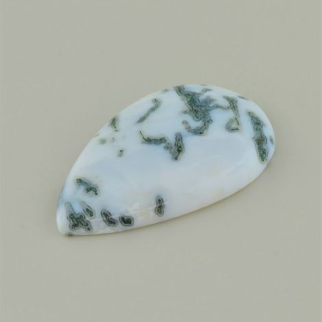 Opal cabochon pear white 38.89 ct