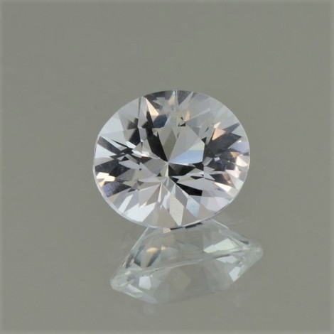 Topas oval-brillantiert farblos 5,85 ct