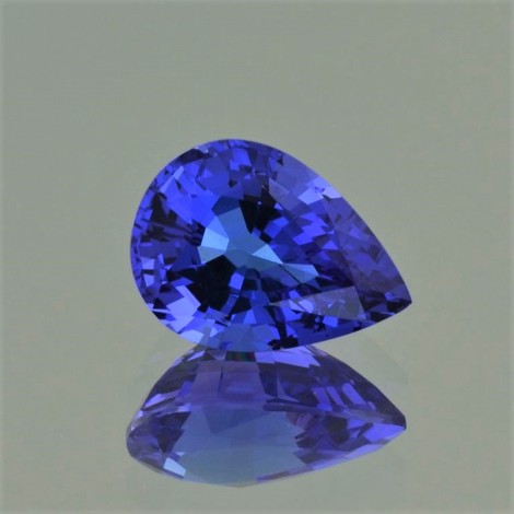 Tansanit Tropfen intensives Blau 5,73 ct Tansanit Tropfen intensives Blau 5,73 ct