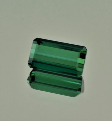 Green Tourmaline Tourmaline green octagon 4.31 ct.