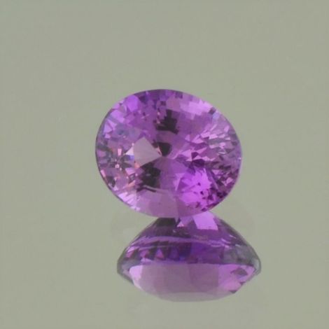 Sapphire oval pinkish purple unheated 2.04 ct