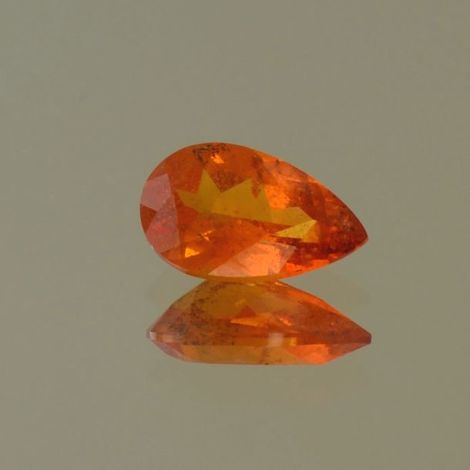Mandarin-Granat Tropfen orange 2,96 ct Mandarin-Granat Tropfen orange 2,96 ct
