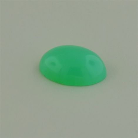 Chrysopras Cabochon oval grün 6,40 ct