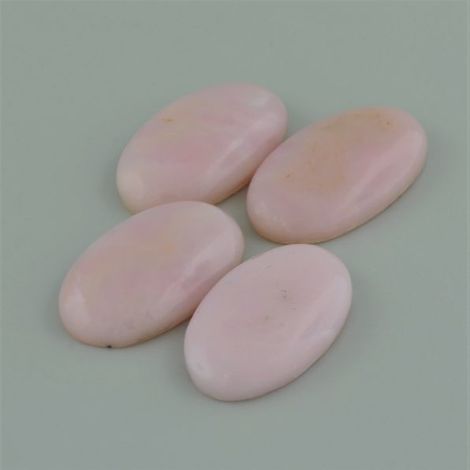 Anden Opal Lot Cabochons oval light pink 68.73 ct
