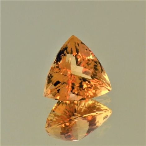 Imperial-Topas trillion orangegelb unbehandelt 4,58 ct Imperial-Topas trillion orangegelb unbehandelt 4,58 ct