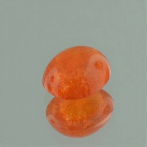 Mandarin-Granat Cabochon oval orange 6,11 ct